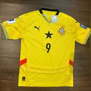 Ghana Black Stars National Team Jordan Ayew Soccer Football Jersey